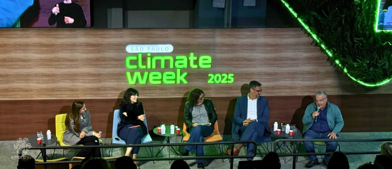 Participação na Climate Week no Cubo Itaú